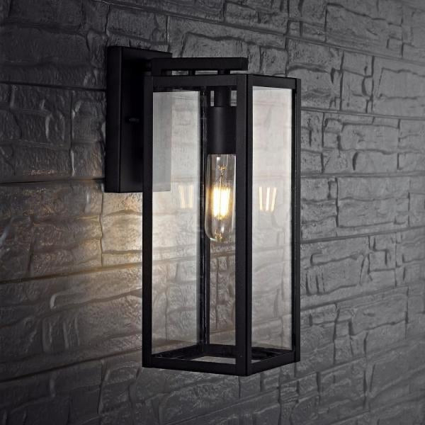 Norsan Outdoor Lantern Set of 2 Black(2859RR-2boxes)