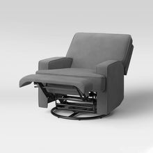 Load image into Gallery viewer, Baby Relax Addison Swivel Gliding Recliner Gray(1348)

