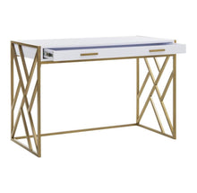 Load image into Gallery viewer, Elaine Modern/Contemporary White Writing Desk
