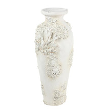 Load image into Gallery viewer, Zeigler Textural Coral Floor Vase White(1449)
