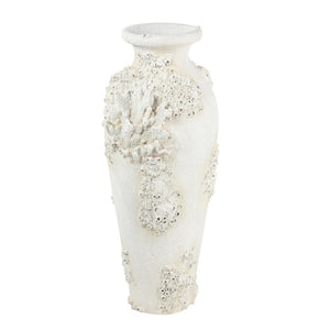 Zeigler Textural Coral Floor Vase White(1449)