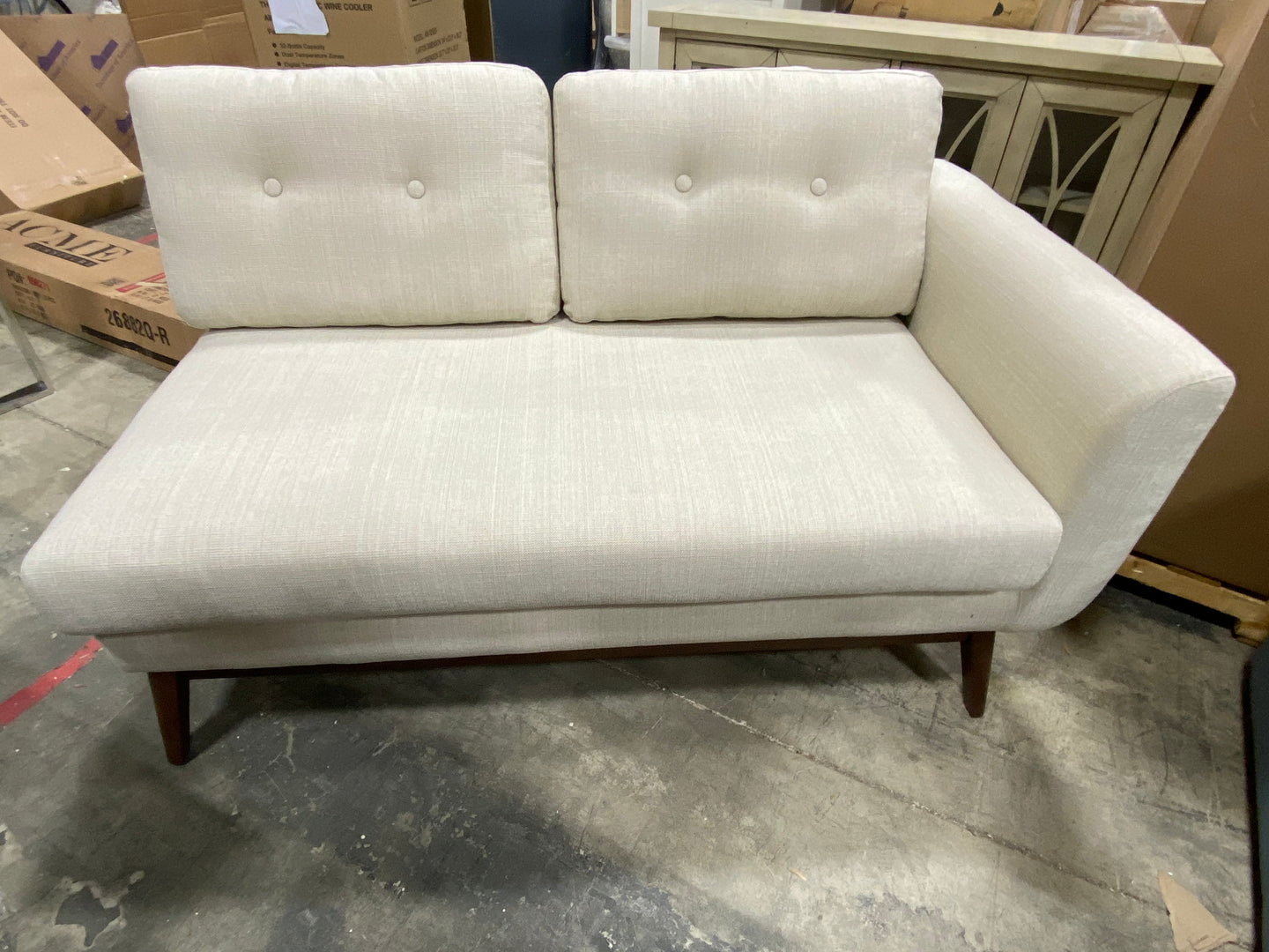 Sofa Sectional Piece ONLY Beige Linen