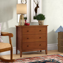 Load image into Gallery viewer, Luciana 3 Drawer Bachelor&#39;s Chest Matte Pecan(375)
