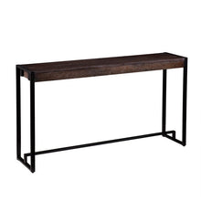 Load image into Gallery viewer, Rena 54&quot; Console Table Burnt Oak/Black(1080)
