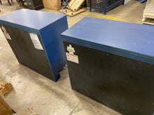 Load image into Gallery viewer, Dion 3 Drawer Chest - Lapis Blue / Gold Set of 2
