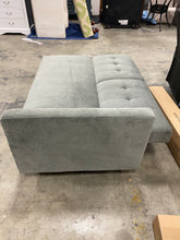 Load image into Gallery viewer, Hartford Storage Sectional Futon  in Gray Chenille (Chaise is Missing)  #2220HW - OUT OF BOX

