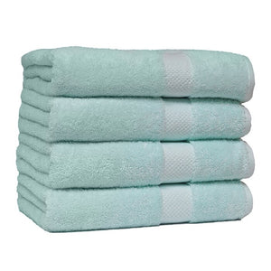 Giltner Luxury Soft Cotton Bath Towel Set of 4 Aqua(590)