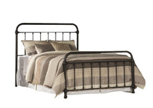Load image into Gallery viewer, Hillsdale Kirkland King Metal Spindle Panel Bed in Dark Bronze #345HW
