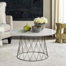 Load image into Gallery viewer, Roe White/Black Wood Coffee Table(2670RR)
