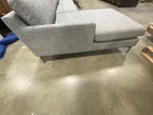 Conner 119"  Sectional Sofa Light Gray