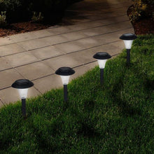 Load image into Gallery viewer, Solar Powered LED Black Stake Lights (8-Pack) #678HW
