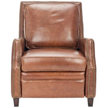 Load image into Gallery viewer, Safavieh Couture Buddy Nailhead Trim Recliner - Brown #245HW
