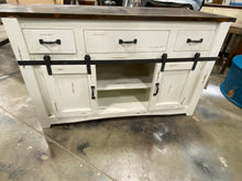 Load image into Gallery viewer, Greenview Kitchen Island Distressed White
