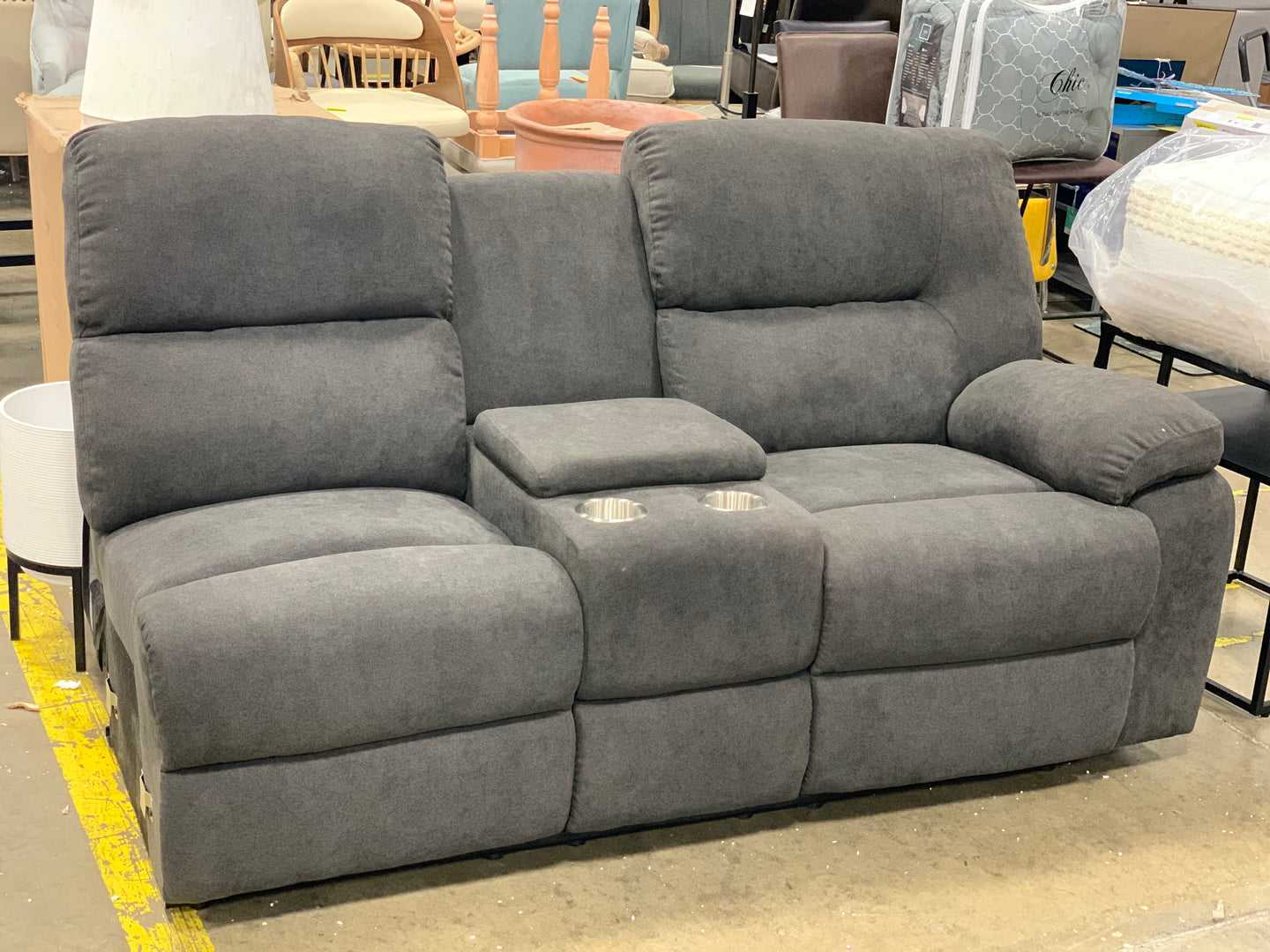 *AS IS* 2 seater Reclining Sectional