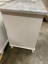 Load image into Gallery viewer, 36&quot; Single Sink Vanity White with Marble Top
