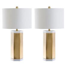 Load image into Gallery viewer, Alya 2-Piece Standard Lamp Set with White Shades *AS IS* (see description) #511nt
