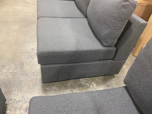 Cheryle 120.5" Reversible Modular Sectional Gray *AS IS