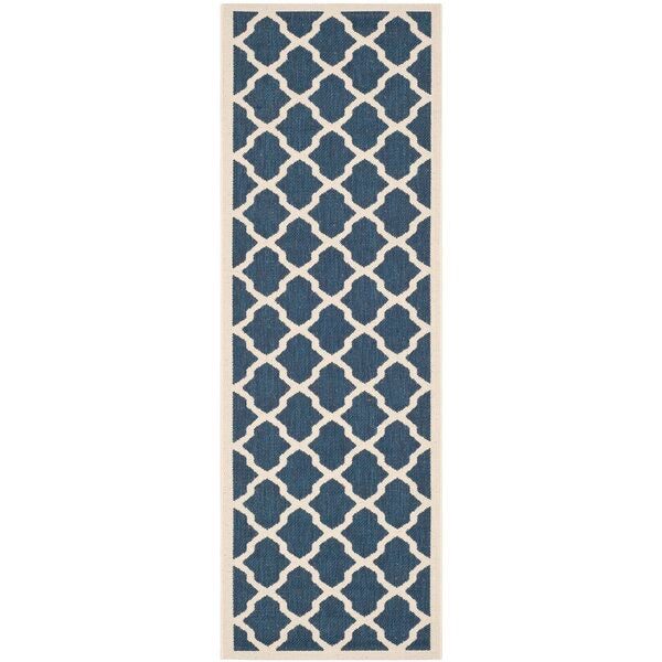 Antnio Blue Indoor/Outdoor Area Rug 2’-2”x12’ #94-NT