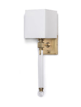Load image into Gallery viewer, Crystal Tail 1-Light Wall Sconce-Natural Brass #61-NT
