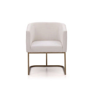 Epping Upholstered Chair in White #5522