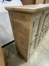 Load image into Gallery viewer, Claire 70&quot; Wide Acacia Wood Sideboard Weathered Gray
