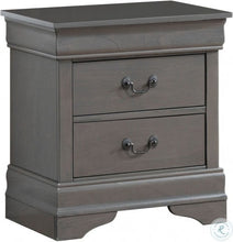 Load image into Gallery viewer, Charissa Philippe 2 Drawer Nightstand Gray
