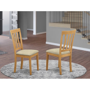 Artin Slat Back Side Chair (Set of 2) Color Oak #85HW