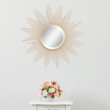 Load image into Gallery viewer, Glasser Modern &amp; Contemporary Beveled Wall Mirror Gold(1099)
