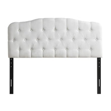 Load image into Gallery viewer, Barksdale Queen Upholstered Panel Headboard Ivory #184HW
