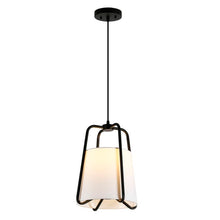Load image into Gallery viewer, Black Percy 1 - Light Single Cone Pendant #600HW
