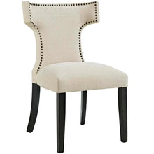 Load image into Gallery viewer, Curve Beige  Fabric Dining Chair 5083RR
