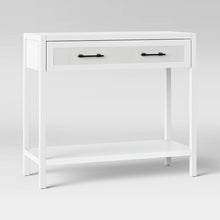 Load image into Gallery viewer, Warwick Wood &amp; Rattan Console Table White(345)
