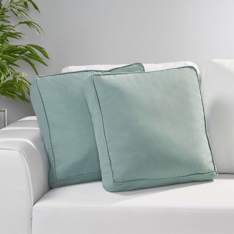 Teal Saskia Throw Pillow (Set of 2) HA9718