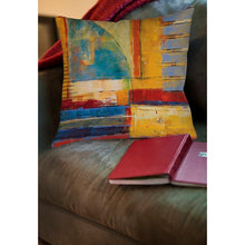 Load image into Gallery viewer, Copeland Printed Outdoor Square Pillow Cover &amp; Insert 177 DC
