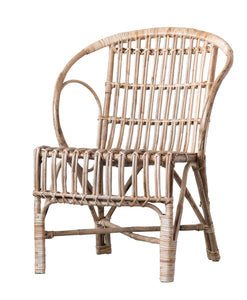 Kali cane wood armchair #4465