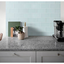 Load image into Gallery viewer, Soft White Premium 3&quot; x 6&quot; Glass Mosaic Subway Tile 24 CDR

