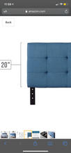 Load image into Gallery viewer, LUCID Square Tufted Mid-Rise Headboard - Adjustable Height - Full/Full XL - #63CE
