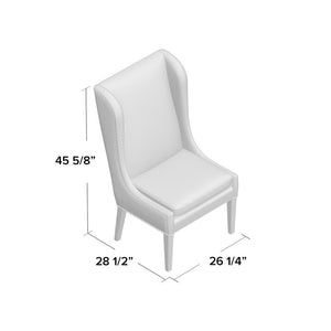 Andover Wingback Chair Beige(1246)