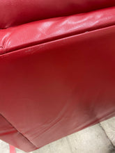 Load image into Gallery viewer, Wilcox Faux Leather Sofa Red
