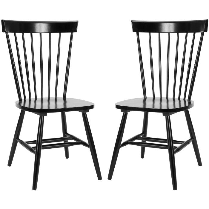 Safavieh Dining Chair Set of 2 Black AS IS(1184)