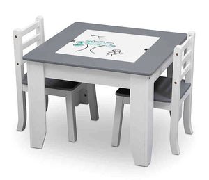 Delta Children Chelsea 3-Piece Table and Chairs Set with Storage #3043