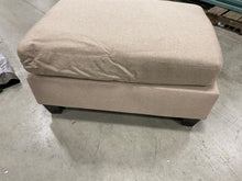Load image into Gallery viewer, Hemphill Ottoman with Cushion Beige
