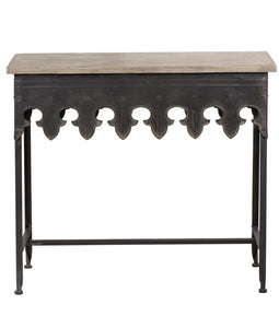 Knowle 36” Solid Wood Console Table in Grey #5536