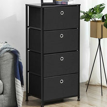 Load image into Gallery viewer, Alves 4 Drawer Chest Black (2049RR)
