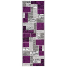 Load image into Gallery viewer, L&#39;Baiet Verena Purple Geometric Rug - 2&#39; x 6&#39;(2038RR)
