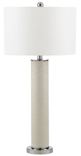 Load image into Gallery viewer, Ollie Cream 31.5" Faux Leather Table Lamp - (Set of 2) 458CDR
