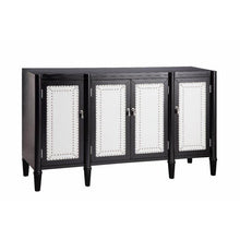 Load image into Gallery viewer, Renee 4 Door Sideboard Black/White AS IS
