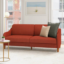 Load image into Gallery viewer, Joy 77&quot; Round Arm Sleeper Burned Orange #354HW

