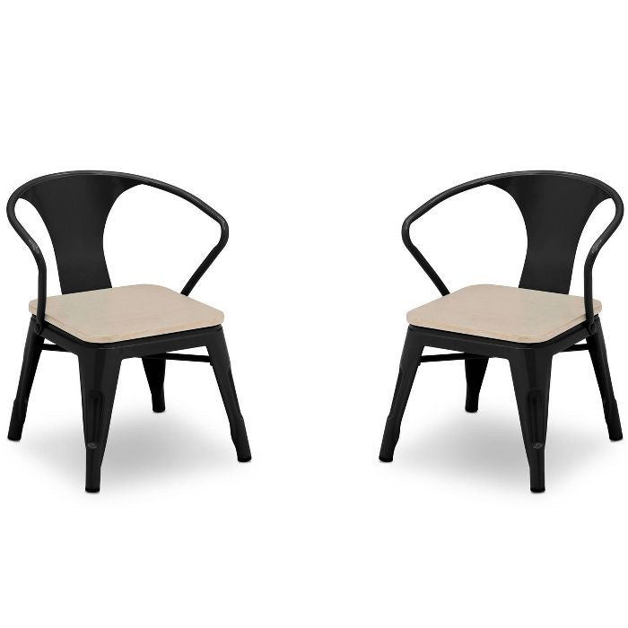 Delta Children Bistro Chair Set of 2 Black(438)