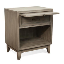 Load image into Gallery viewer, VOGUE ONE DRAWER NIGHTSTAND SET OF 2, GRAY WASH #664HW - 2 separate boxes
